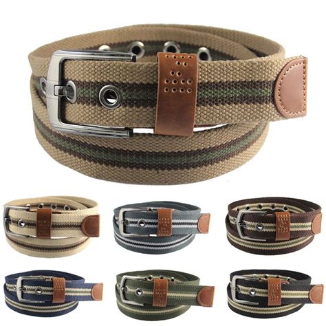 canvas belts for men.